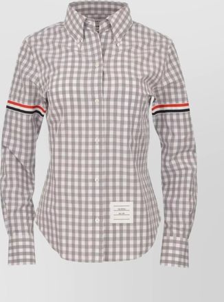 Thom Browne long sleeve gingham check shirt