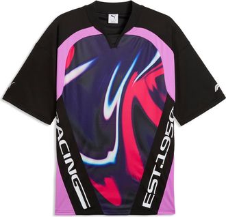 Puma Formula 1 Lifestyle Short Sleeve Jersey in Puma Black at Nordstrom, Size Xx-Large