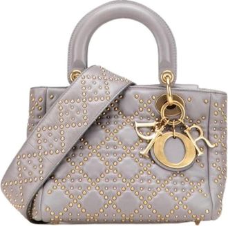 Dior Pre-owned Handbags, female, Gray, Size: ONE SIZE Pre-owned Vintage Handbag