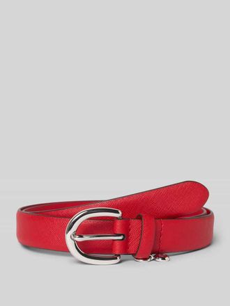 Lauren Ralph Lauren G&uuml;rtel mit Dornschlie&szlig;e in Hellrot, Gr&ouml;&szlig;e XS