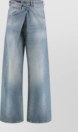Darkpark oversized denim trousers featuring pockets