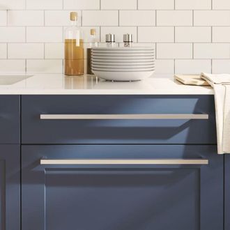 vidaXL Tiradores Para Armarios 20 Uds Acero Inoxidable Plateado 480 Mm Vidaxl