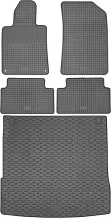 OEM Juego De Alfombrillas De Goma Para Coche Y Maletero Para Peugeot 508 I Sw / Kombi (desde Enero De 2011 Hasta Septiembre De 2018)