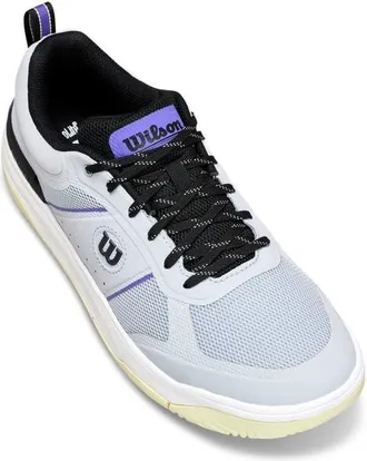 Wilson Pickle Pro Pickleball Sneaker in Gray Dawn/black/tender Yellow at Nordstrom, Size 10.5