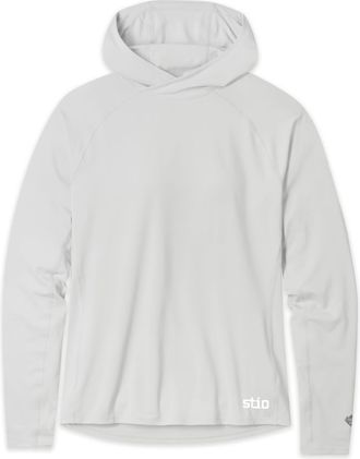 Stio | Womens Hylas Hooded Pullover, Size Extra Extra Small in Quiet Grey