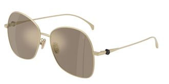 Moncler ME4019T VEYRA 10245A Womens Sunglasses Gold Size 59