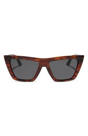 DIFF Eyewear Winona Square Sunglasses in Mahogany Tort at Nordstrom Rack