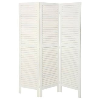 Atmosphera Biombo De Madera - Blanco A. 170 Cm Atmosphera Cr&eacute;ateur DInt&eacute;rieur