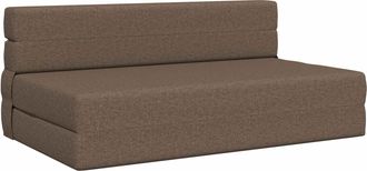 vidaXL Sof&aacute; Cama Plegable Gris Topo 152 X 86,5 X 60 Cm Tela Vidaxl