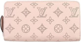 Louis Vuitton Pre-owned Mahina Monogram Leather Zippy Wallet - Dames - Vintage Accessoires - Roze - ONE Size - Leer - Vintage