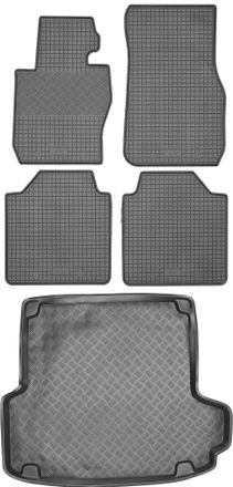OEM Bmw Serie 3 F34 Gran Turismo (2013-2018) - Juego De Alfombrillas De Goma Para Coche + Alfombrilla Para Maletero
