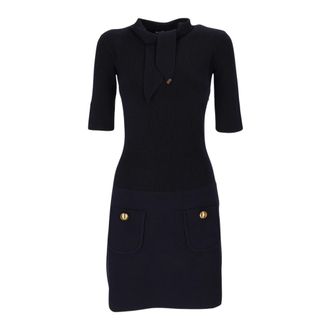 Elisabetta Franchi Dames, Jurken, Blauw, Maat: L