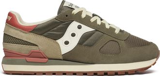 Saucony Mens Grid Hurricane 8 Running Shoe, Olive/Rust, 4.5 UK