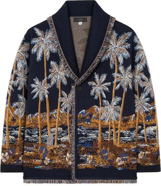Alanui Diamond Head Fringed Cardigan