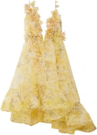 Zimmermann Harmony Asymmetrische Jurk - Dames - Korte kleedjes - Veelkleurig - XS - Kleedjes