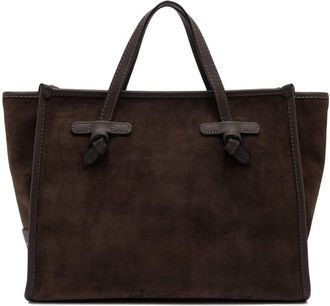 Gianni Chiarini Marcella Cowhide Suede Leather Tote Bag