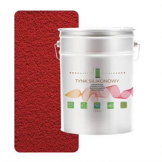 OEM Yeso De Silicona 3001 Para Fachadas Exteriores, Rojo, 1,5 Mm, Premium, 15 Kg