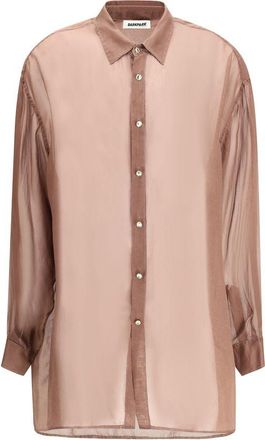 Darkpark park Keanu silk organza Womens Shirt