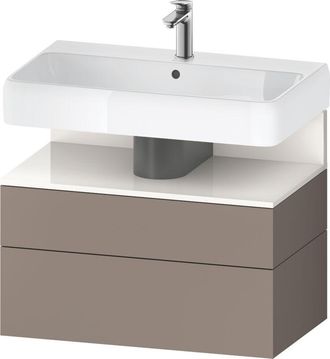 Duravit Qatego Mueble Bajo Lavabo, 1 Extra&iacute;ble Y 1 Caj&oacute;n, - Duravit