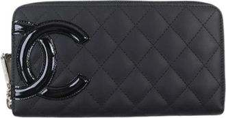 Chanel Pre-owned Wallets, female, Black, Size: ONE SIZE Pre-owned Fabric Wallet