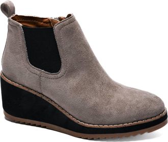 Corkys Footwear Womens Love You A Latte Boot In Grey Suede