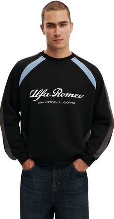 Cotton On Mens Box Fit Alfa Romeo Sweater in Lcn Alf Black Alfa Romeo - at Nordstrom, Size Xx-Large