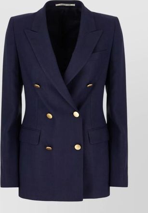 Tagliatore double breasted jacket gold tone buttons