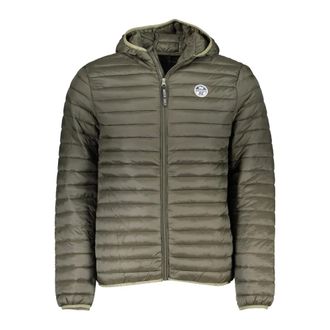 North Sails Winter Jackets, male, Green, Size: 2XL Long Sleeved Jacket with Hood