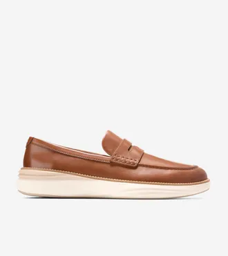 Cole Haan Mens &Oslash;riginal Grand Horizon Penny Loafers - Brown Size 10.5