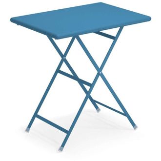 Emu Arc En Ciel Tavolo Rettangolare Pieghevole 70X50 Blu Raggrinzato 7470/C