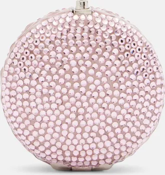 Judith Leiber Macaron Mini crystal-embellished pillbox
