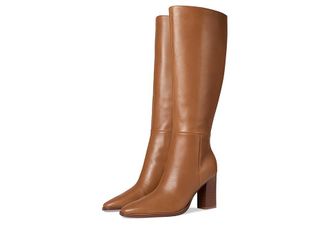Nine West Zazz Womens Boots Caramel Leather : 9.5 M