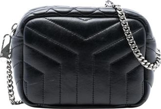 Saint Laurent Pre-owned Compact Camera Bag - Dames - Vintage Schoudertas - Zwart - ONE Size - Vintage