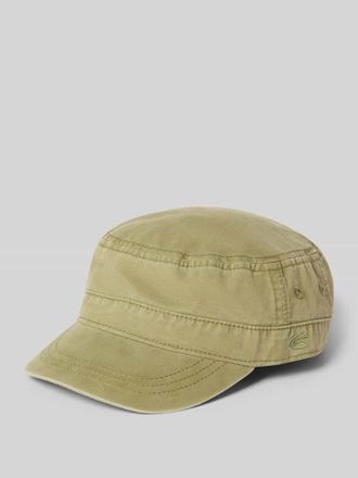 Camel Active Military Cap mit Logo-Stitching in Oliv, Gr&ouml;&szlig;e 1