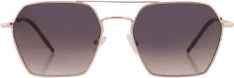 HUGO BOSS Brown Shaded Geometric Ladies Sunglasses BOSS 1533/S 0000/PR 54