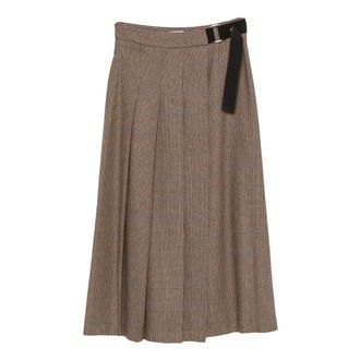 P.A.R.O.S.H. Mujer, Faldas, Marr&oacute;n, Talla: S