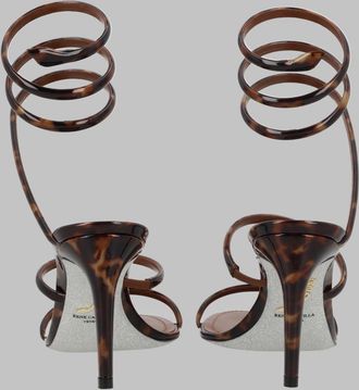 Rene Caovilla Heeled Sandal - Brown