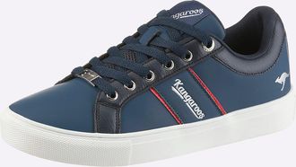 Kangaroos Sneaker KANGAROOS, Damen, Gr. 37, marine, Lederimitat, Schuhe Sneaker