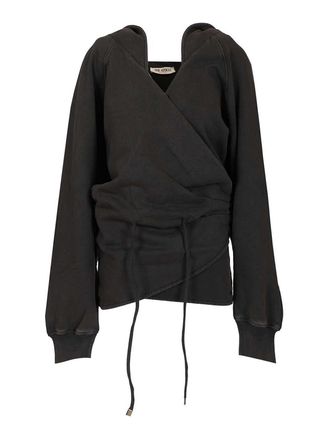 The Attico Jersey Sweatshirt Dress