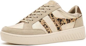 Gola Superslam Blaze Ii Womens Shoes Gold/Leopard/Dark Brown : 9.5 B - Medium, Leather