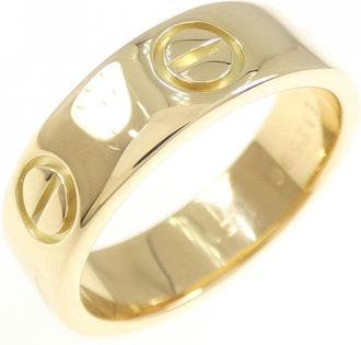 Cartier Love Yellow Gold (18K) Band Ring (Pre-Owned)