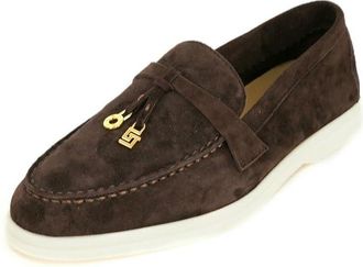 Generic ZBDP Spring and Autumn Fashionable Womens Casual Shoes, Womens Flat Shoes, Thick Soled Loafers Chocolate