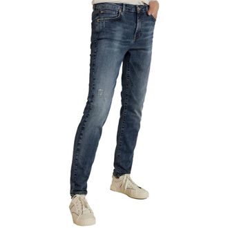 Summum Tapered Jeans in Stretch Denim - Dames - Jeans - Blauw - Maat: 2XL Denim