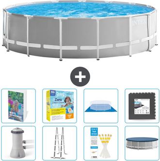 Intex Piscina Prism Frame Redonda - 457x122 Cm - 9-piezas S607