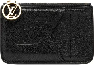 Louis Vuitton Pre-owned Wallets, female, Black, Size: ONE SIZE Pre-owned Slim Card Case