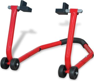 vidaXL Soporte Trasero Para Motocicleta Rojo Vidaxl