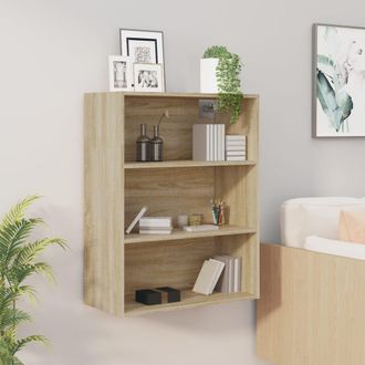 vidaXL Vidaxl - Armario Colgante De Pared Roble Sonoma 69,5x32,5x90 Cm