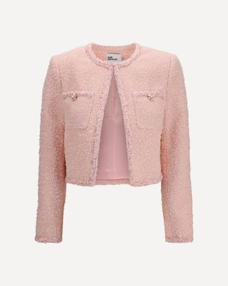 Self Portrait Boucl&eacute; Jacket Female 12