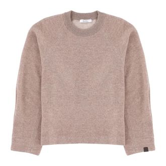 Max Mara Dames, Truien, Beige, Maat: L Wol