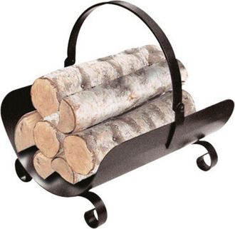 Mille Cesto Para Le&ntilde;a De Metal - Dise&ntilde;o Port&aacute;til De 60 Cm